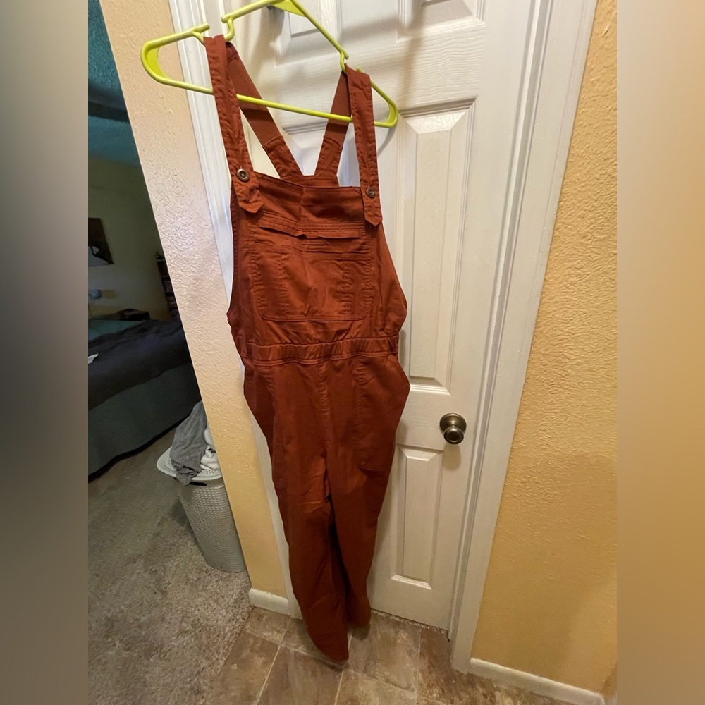 Duluth Trading Co Hempstop Overalls in Rust